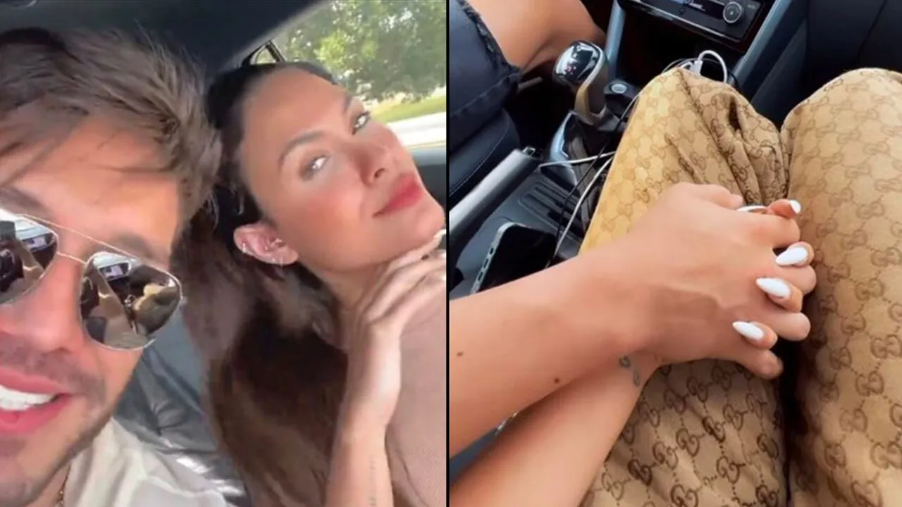 Lucas e Sarah contaram da volta nas redes sociais