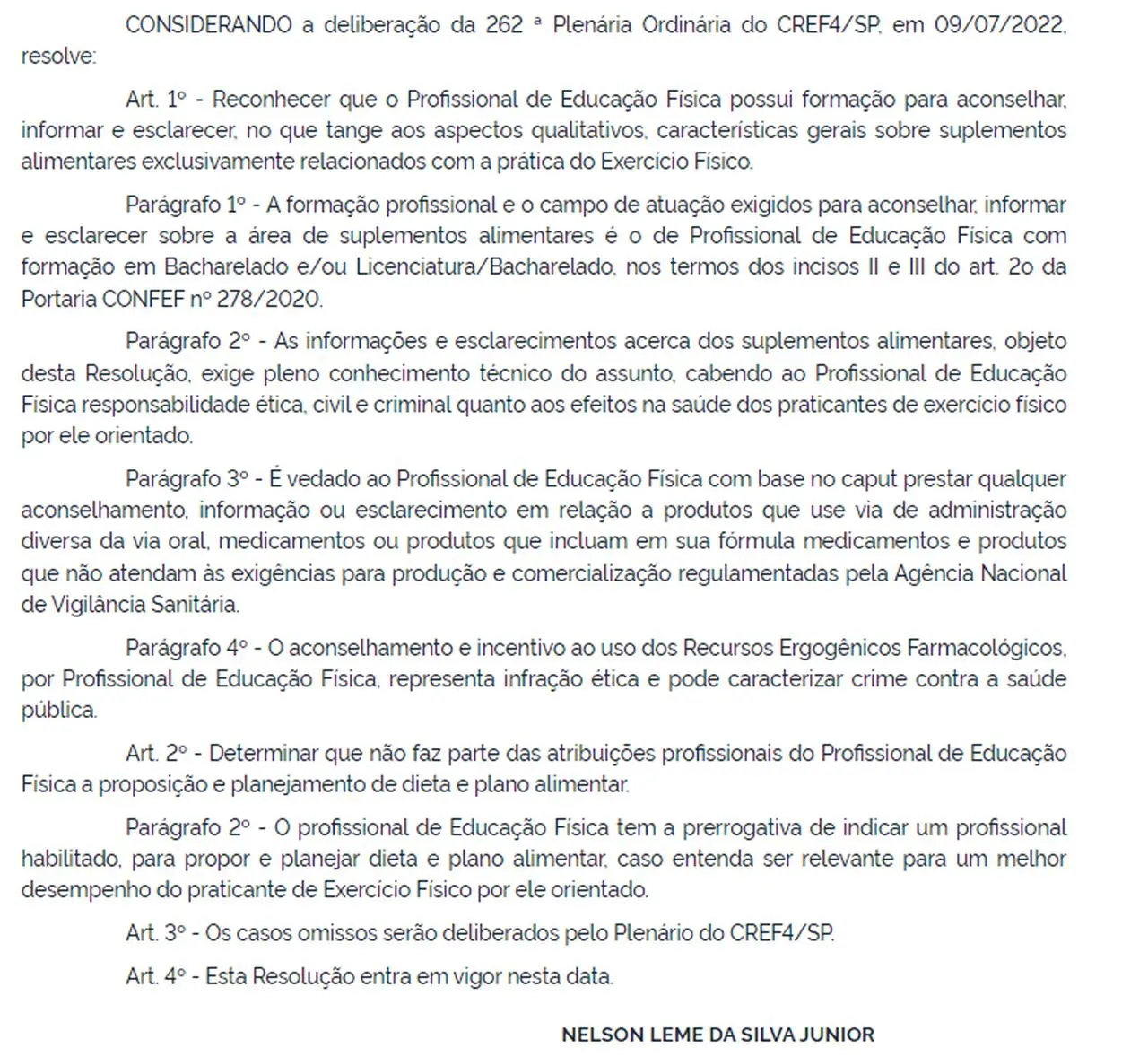 Print do Diário Oficial da União