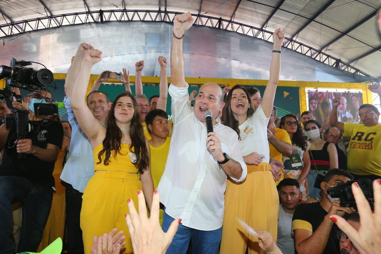 Roberto Cláudio durante convenção do PDT