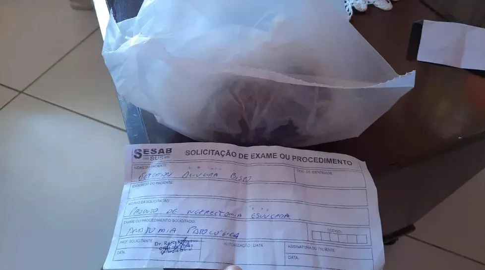 Rim foi entregue à família com a solicitação de um exame