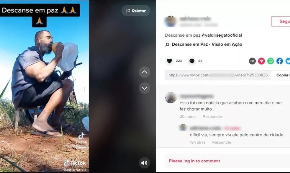 Fãs repercutiram o falecimento do influenciador