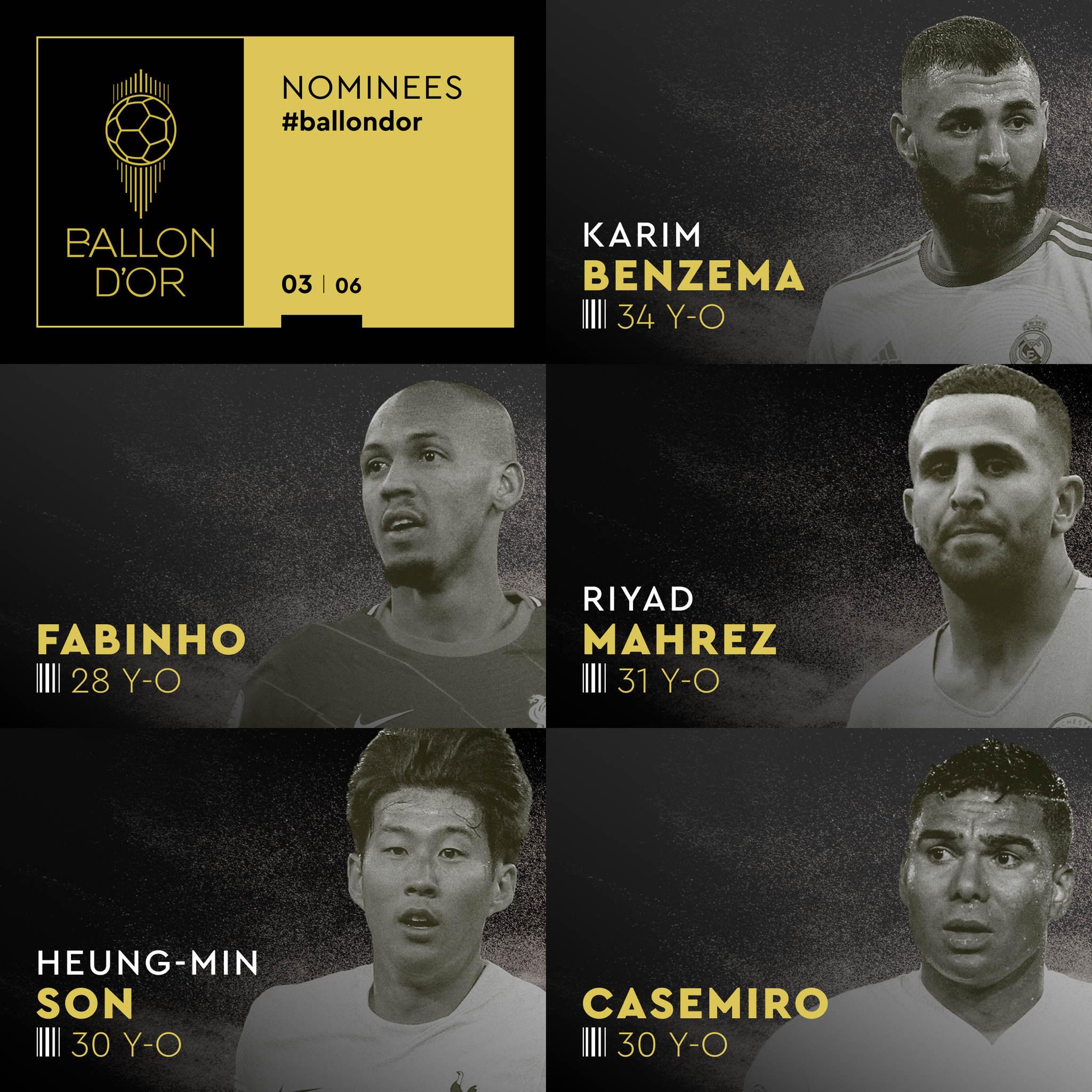 Salah, Mané e Mahrez são indicados ao prêmio de melhor jogador