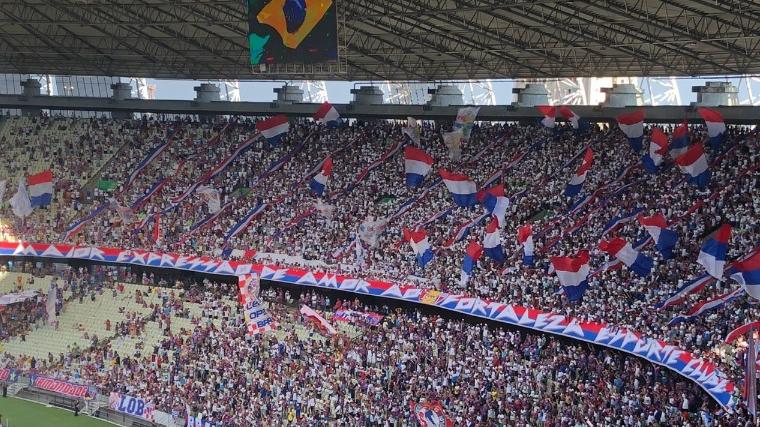 Torcedores do Ceará e do Fortaleza entram em confronto horas antes de  Clássico-Rei na Arena Castelão; vídeo, Ceará