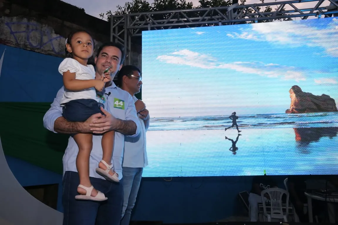 O candidato defendeu investimento em inteligência e prevenção na política de segurança pública do Estado