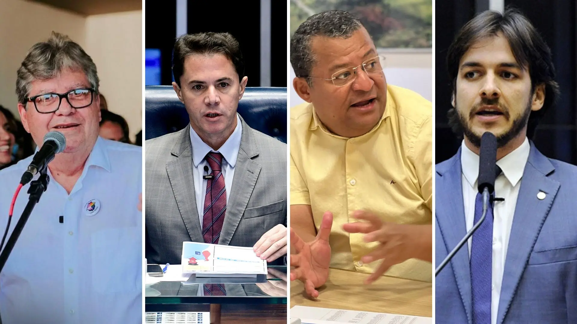 João Azevedo, Veneziano, Nilvan e Pedro Cunha - Paraíba