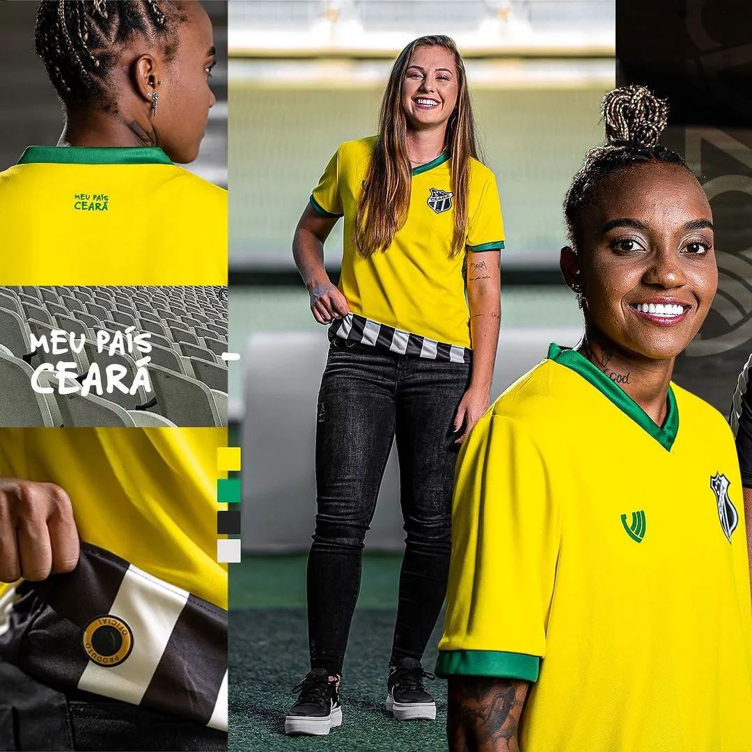 Camisa do Ceará em alusão à Copa do Mundo de 2022