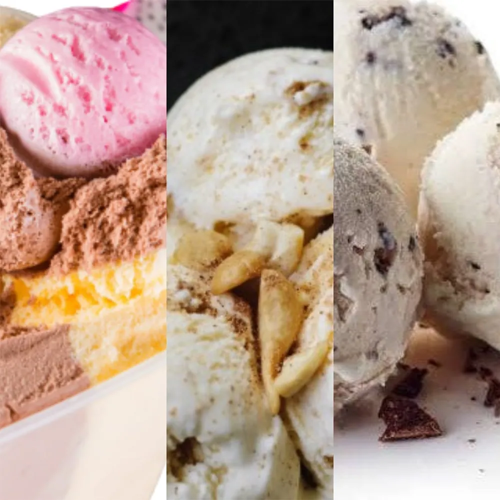 A seleção de mais pedidos da Frutbiss inclui os sabores Castanha, Napolitano e Flocos