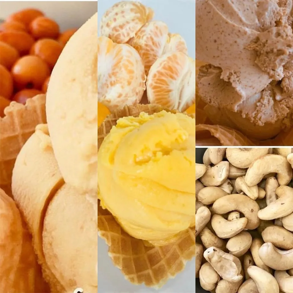 Os queridinhos na Sorveteria Juarez são os sabores Tangerina, Castanha e Cajá