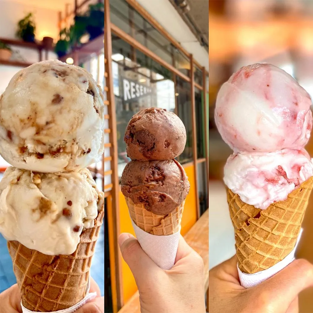 Chocobrownie, Castanha Crocante e Coco com geleia de morango são os mais pedidos na Sorveteria da Reserva