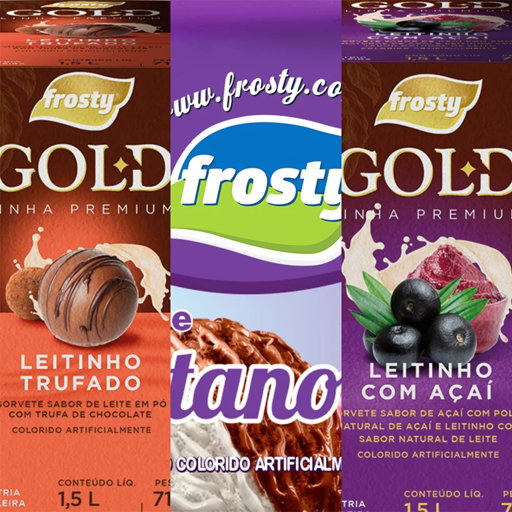 Na Frosty, os mais pedidos são Napolitano, Leitinho Trufado e Leitinho com Açaí