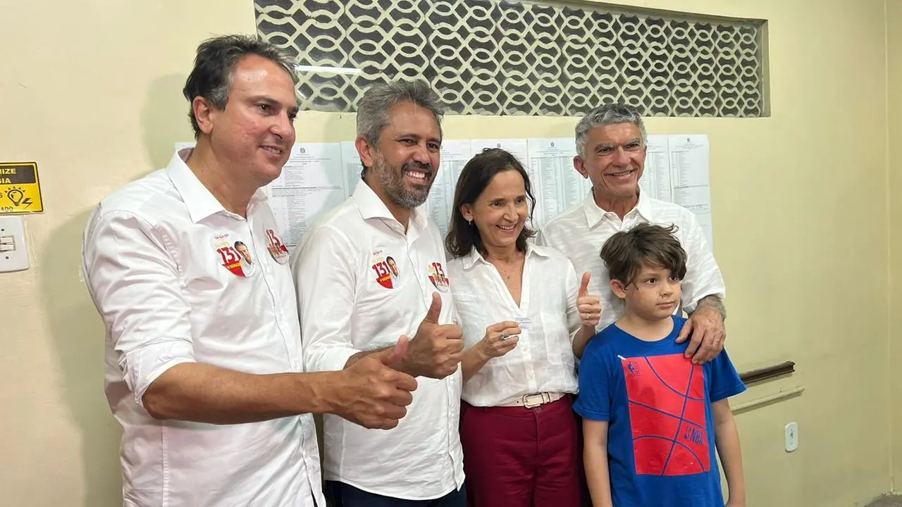 Izolda no dia da votação