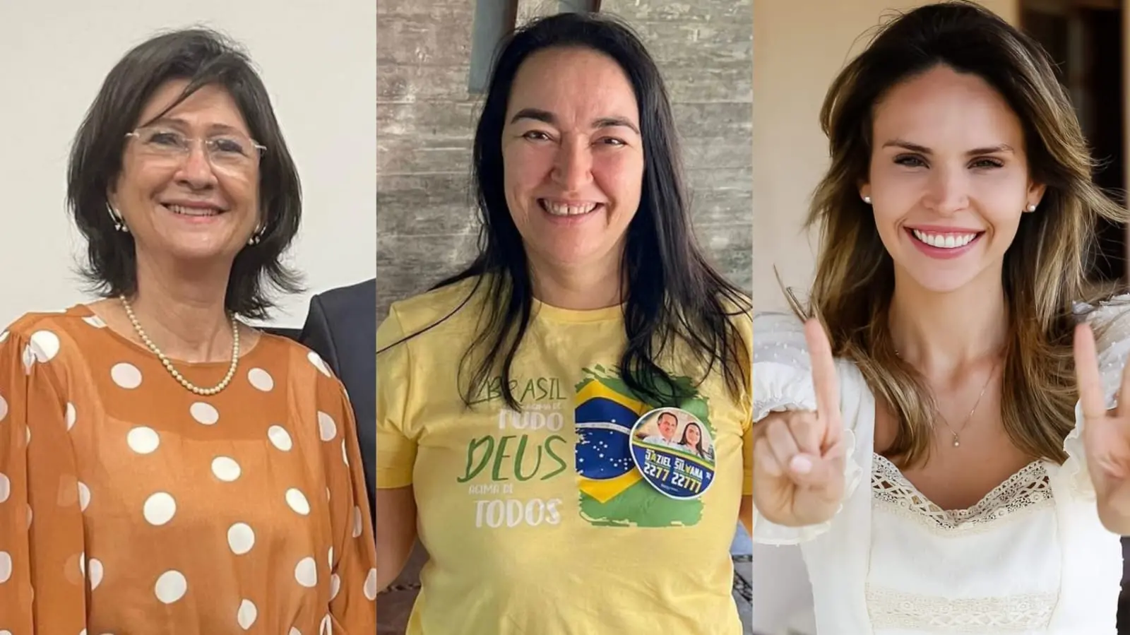 Marta Gonçalves, Dra. Silvana e Gabriella Aguiar