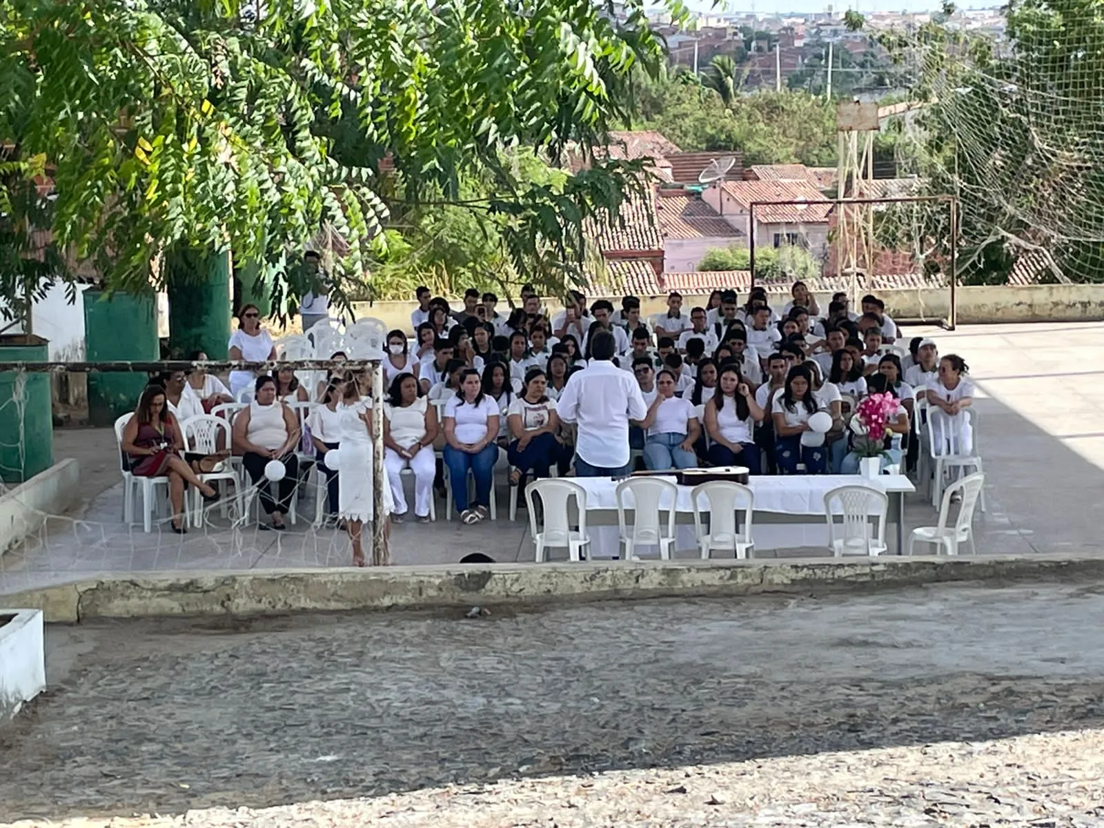 Escola preparou um ato ecumênico para alunos e professores