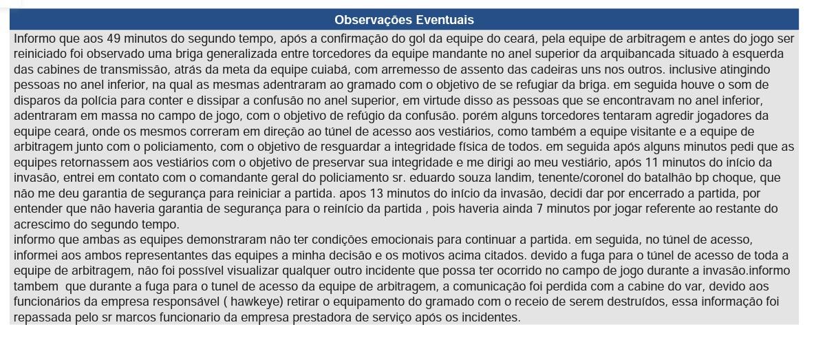 Funcionário do Ceará joga sal grosso na Arena Castelão antes de jogo com  Cuiabá - Jogada - Diário do Nordeste