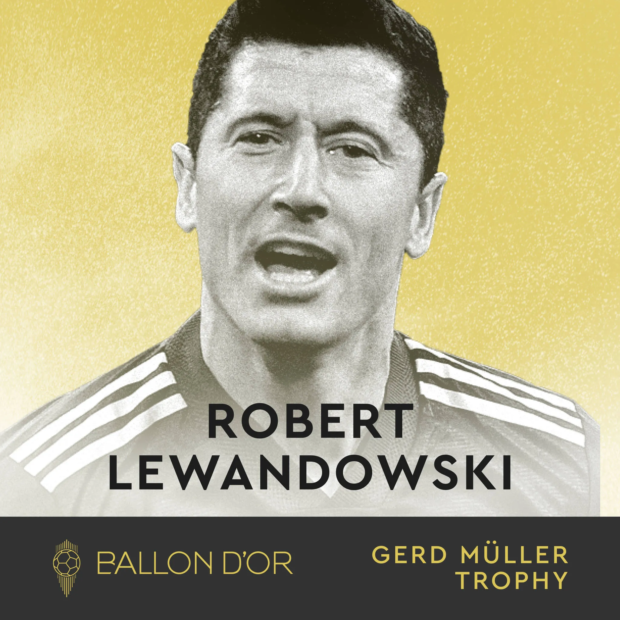 Robert Lewandowski, do Barcelona, conquistou o Prêmio Gerd Müller