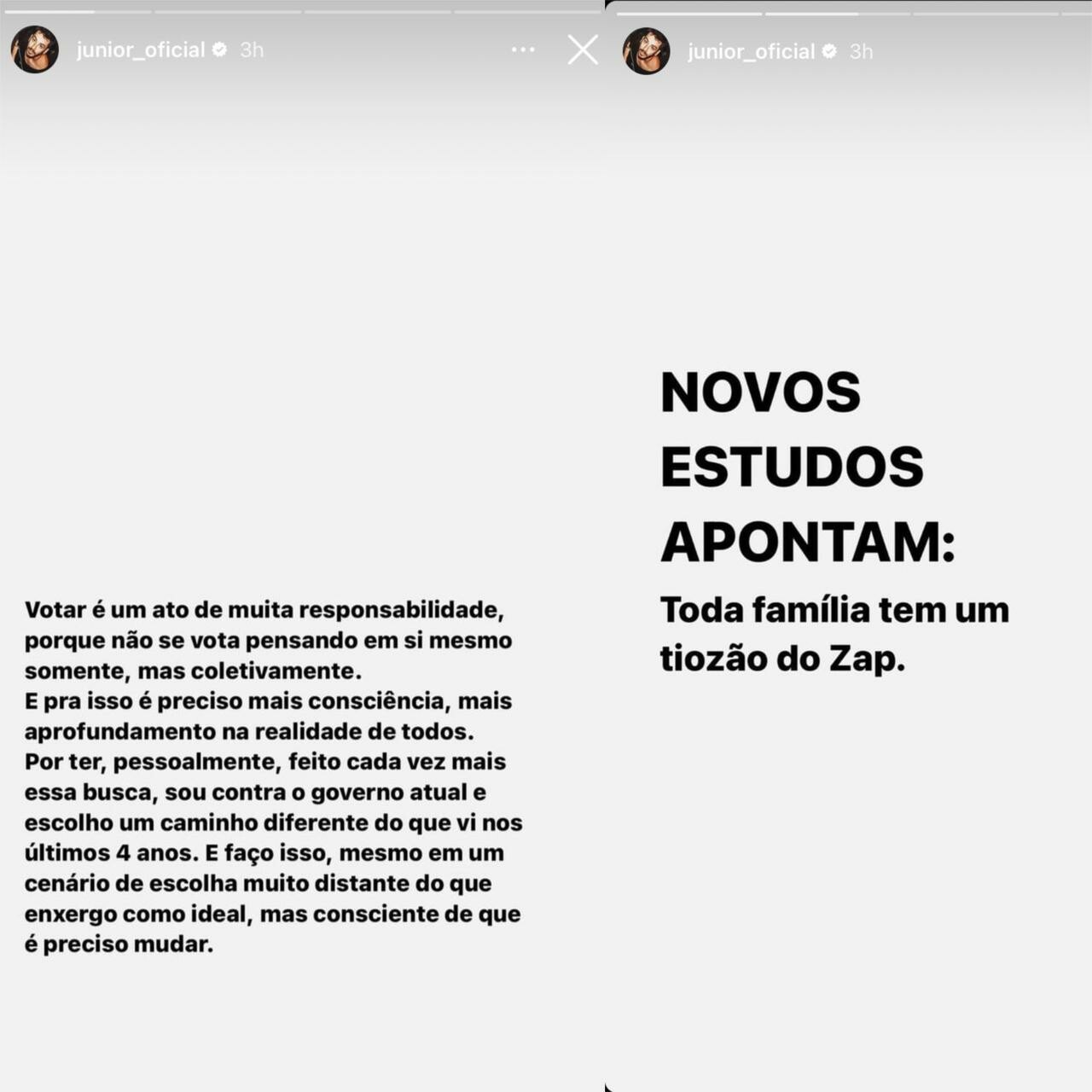 O que Sandy, Junior Lima e Xororó já disseram sobre Bolsonaro?