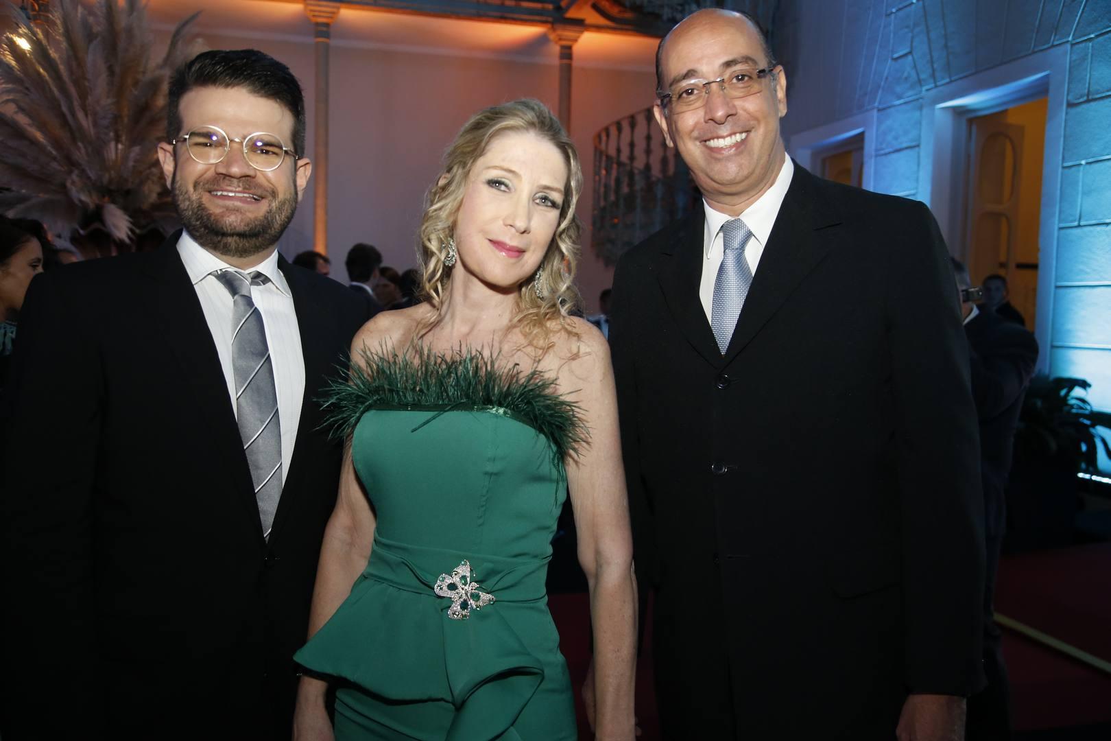 Valter Moura, Marjorie Marshall e Marcelo Ponte