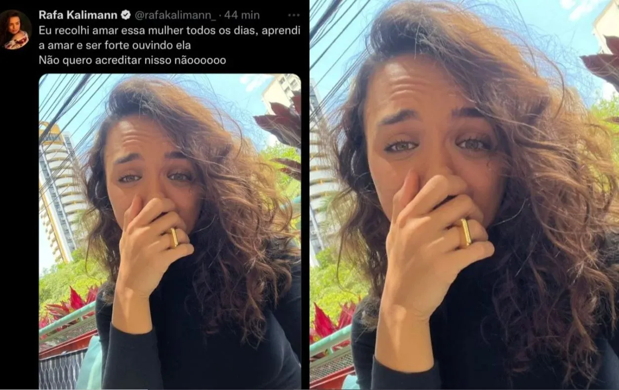 Rafa publicou imagens no próprio perfil no Twitter