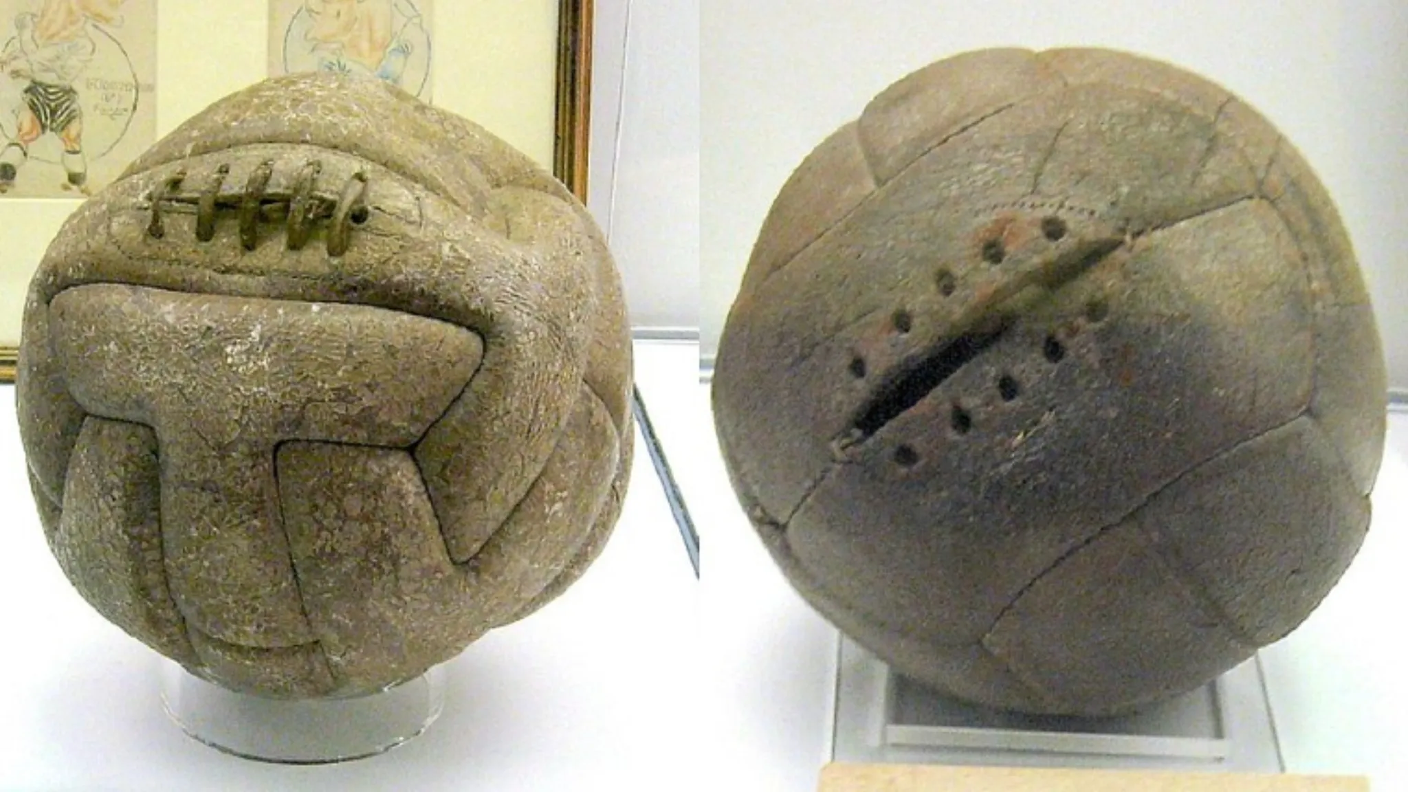Bolas utilizadas na final da Copa do Mundo de 1930, modelos Tiento e T-Model