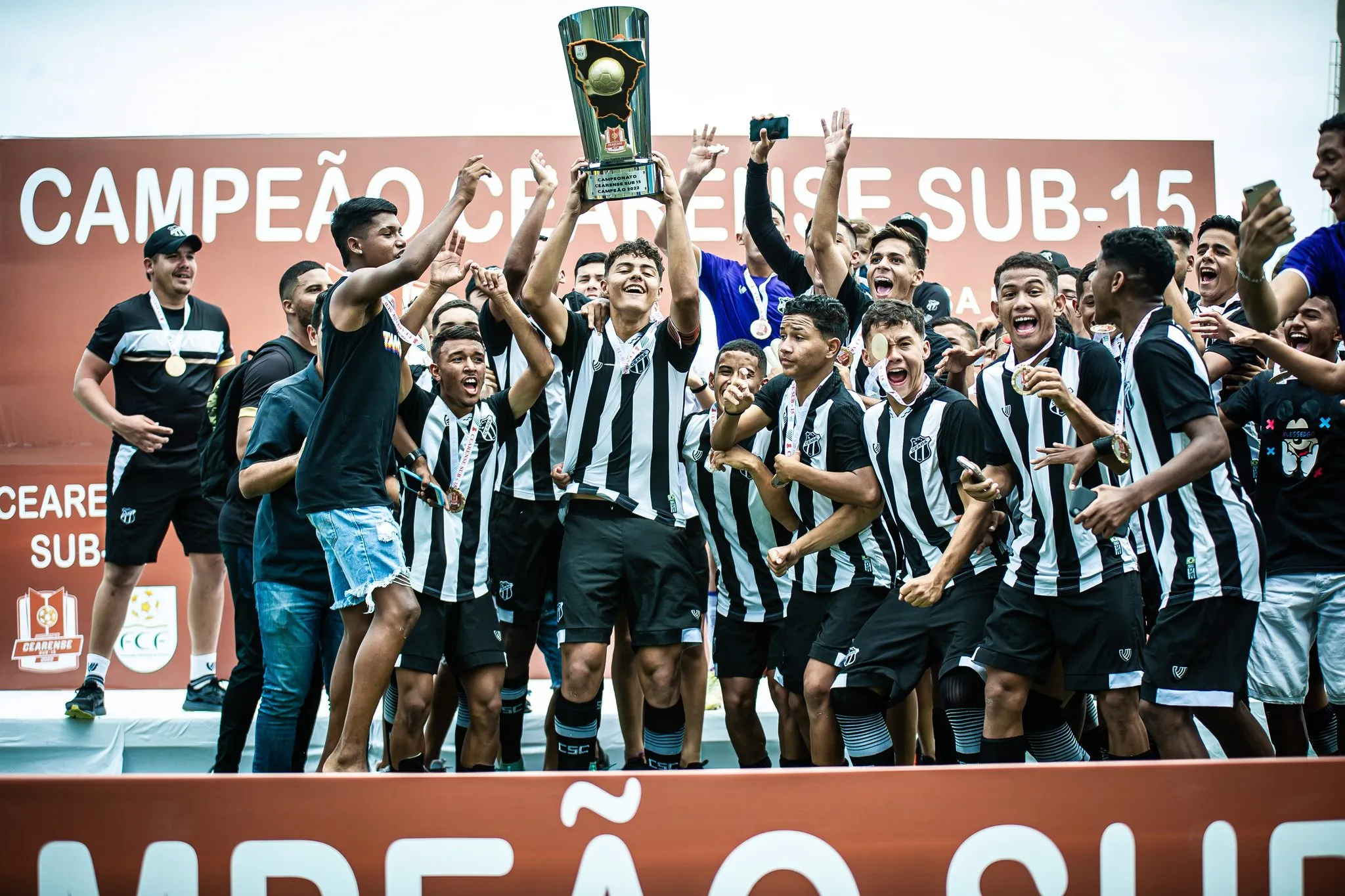 Ceará conquistou o título do Sub-15 nesta temporada ao vencer o Fortaleza nos pênaltis
