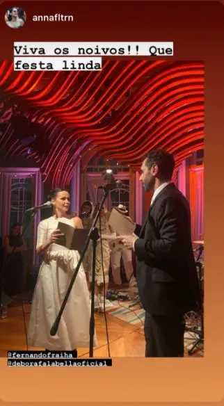 debora falabella, casamento, vestido de noiva