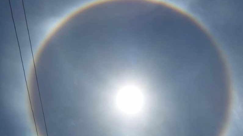 Moradores do Ceará são surpreendidos por 'arco-íris' ao redor do Sol;  entenda fenômeno do halo solar - Ceará - Diário do Nordeste