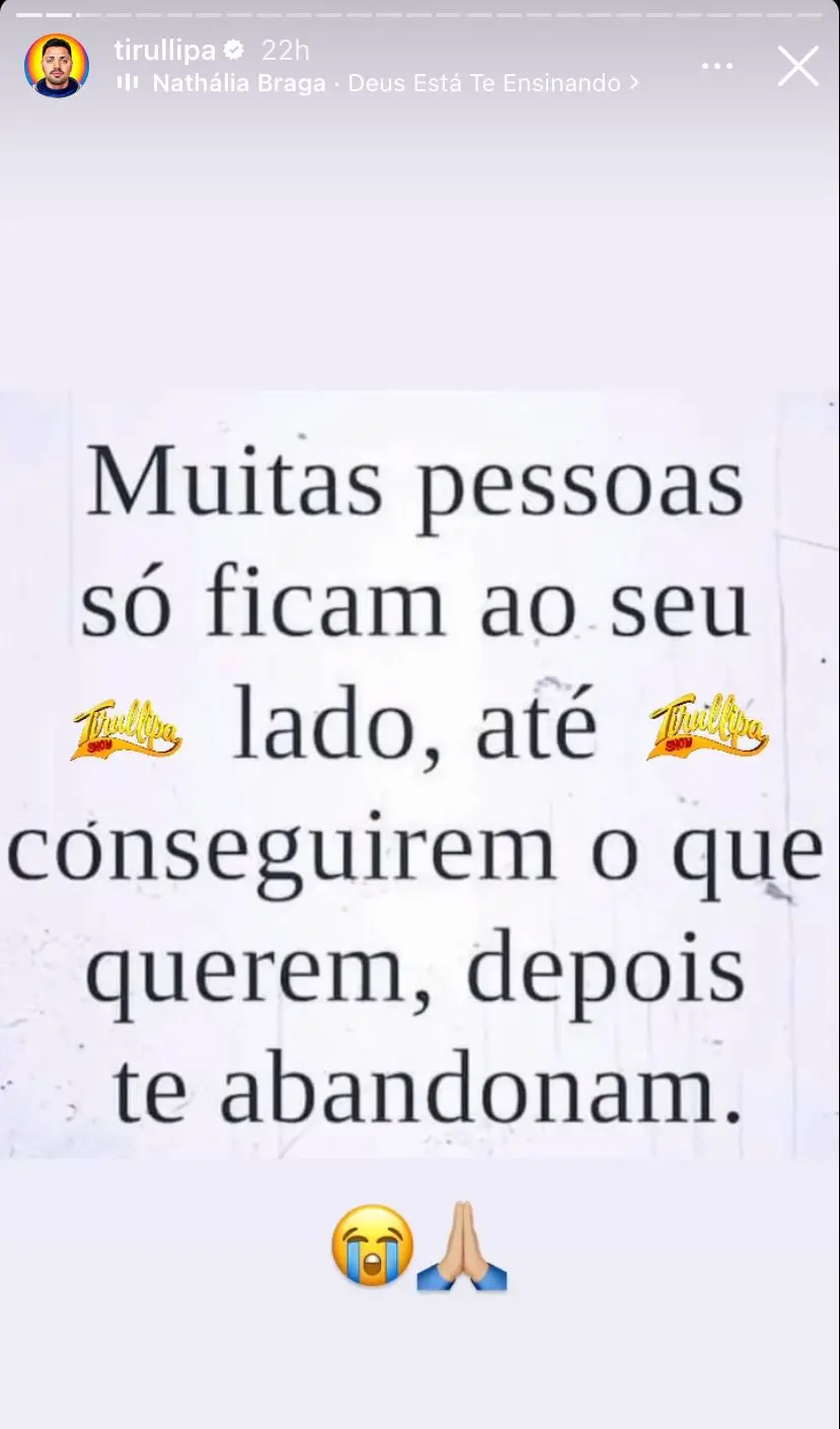 captura de tela de stories do Instagram