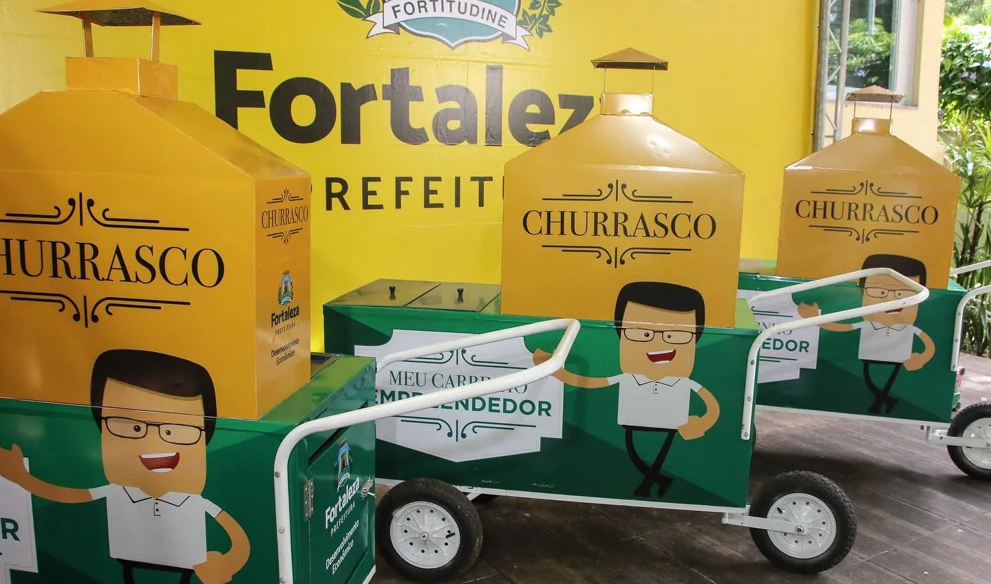 Equipamentos ofertados no projeto 'Meu Carrinho Empreendedor'