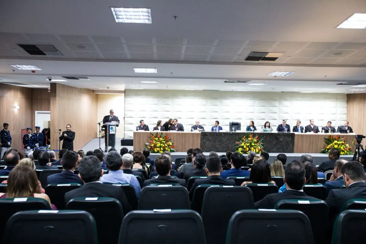 Auditório do TRE-CE durante diplomação dos eleitos