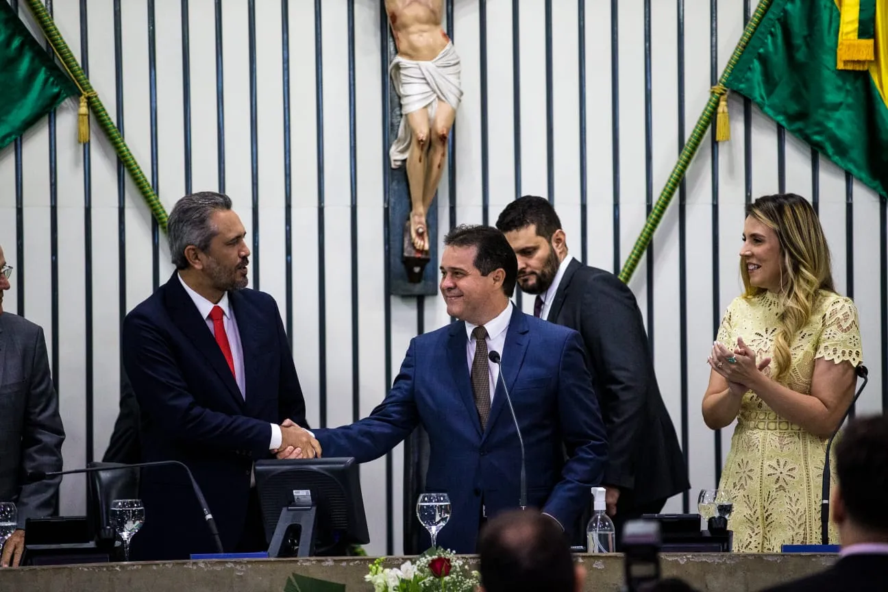 Elmano de Freitas, Evandro Leitão e Jade Romero