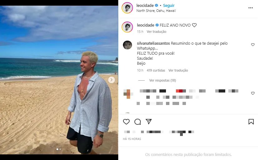 Comentário da mãe de Larissa Manoela
