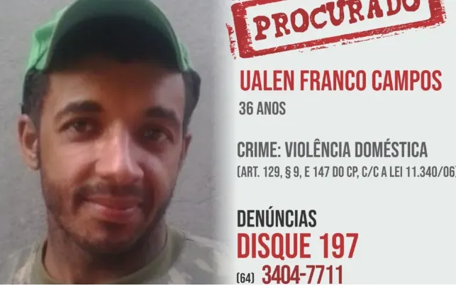 Ualen está foragido desde 29 de setembro de 2022.