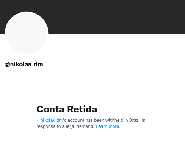 Nikolas Ferreira, deputado federal eleito, teve conta no Twitter retida