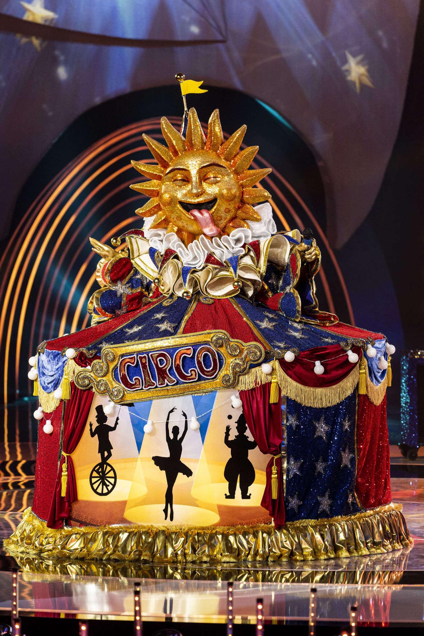 esta é uma imagem do circo 'The Masked Singer'