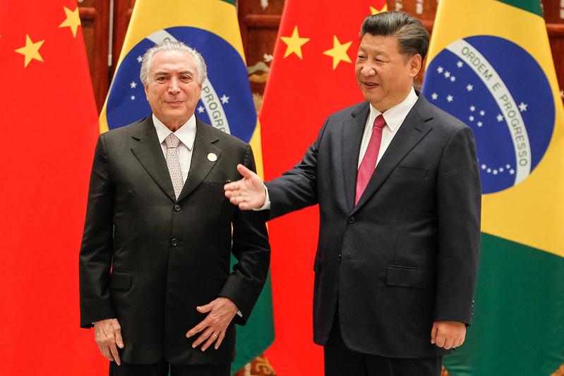 Empossado como presidente, Michel Temer viajou à China