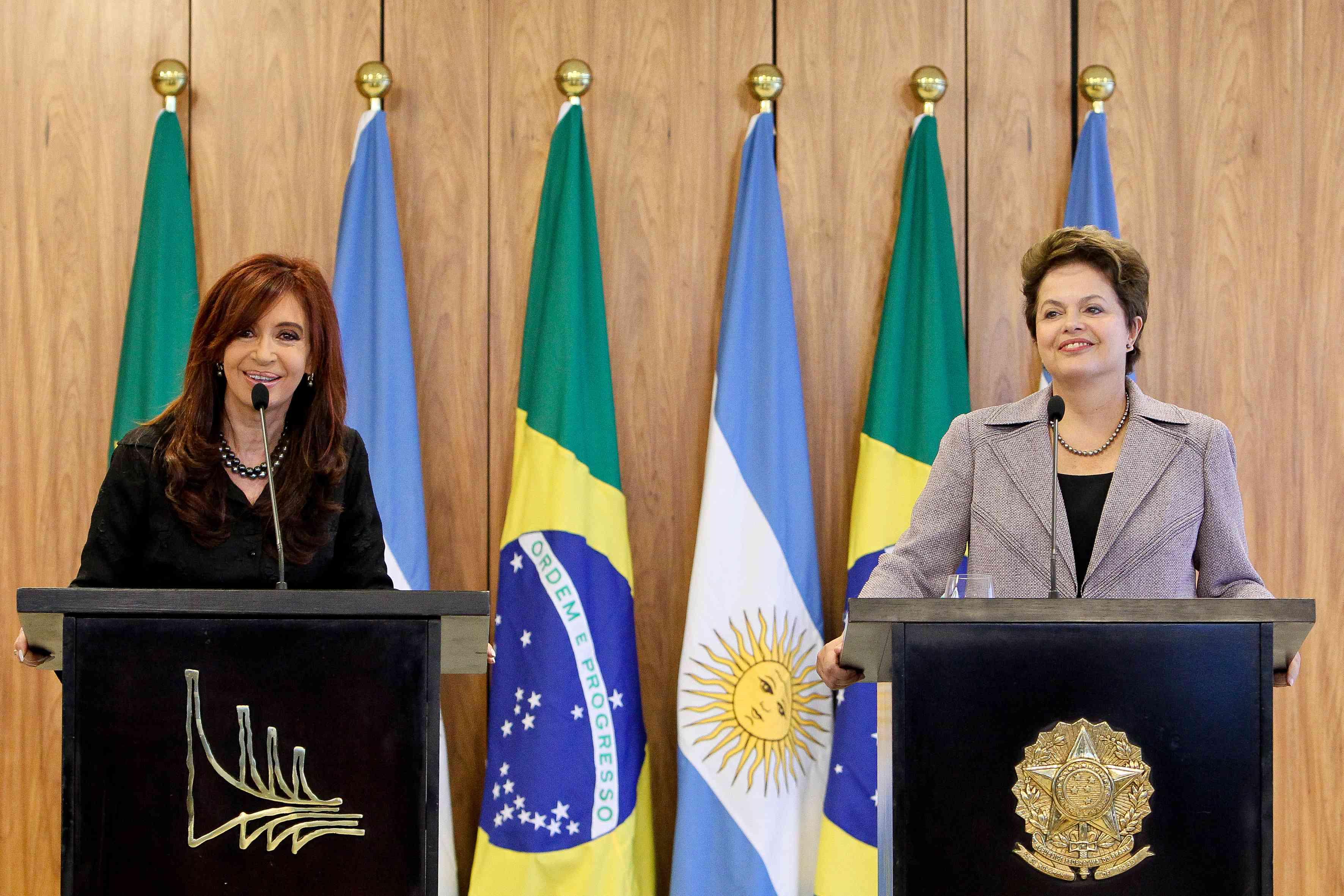 A Argentina foi o destino mais recorrente da maioria das presidentes brasileiros