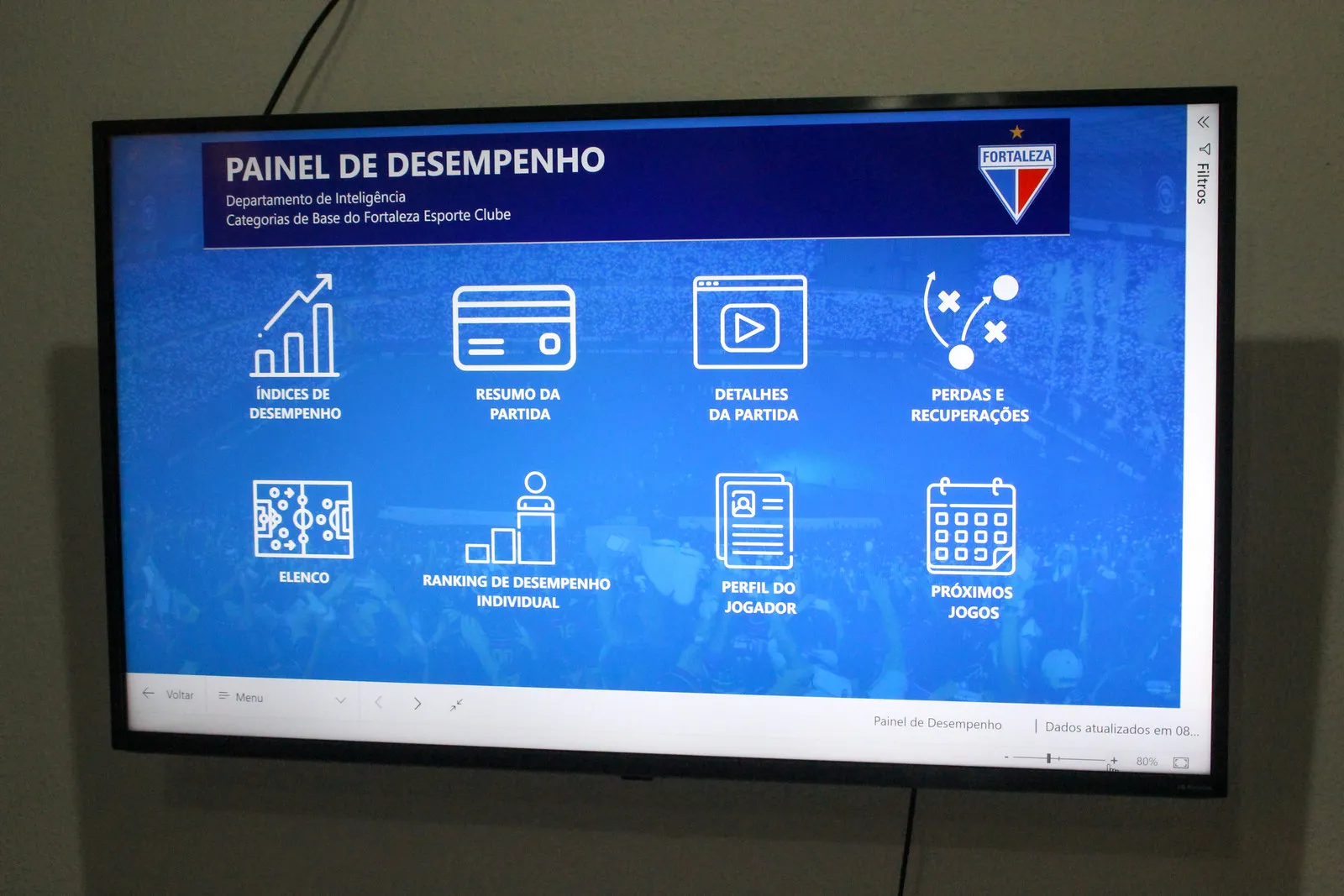 O Fortaleza coordena os dados das categorias de base através de uma plataforma de inteligência