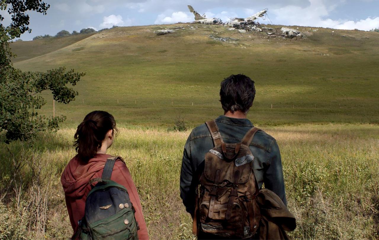 Ellie e Joel em cena de The Last Of Us