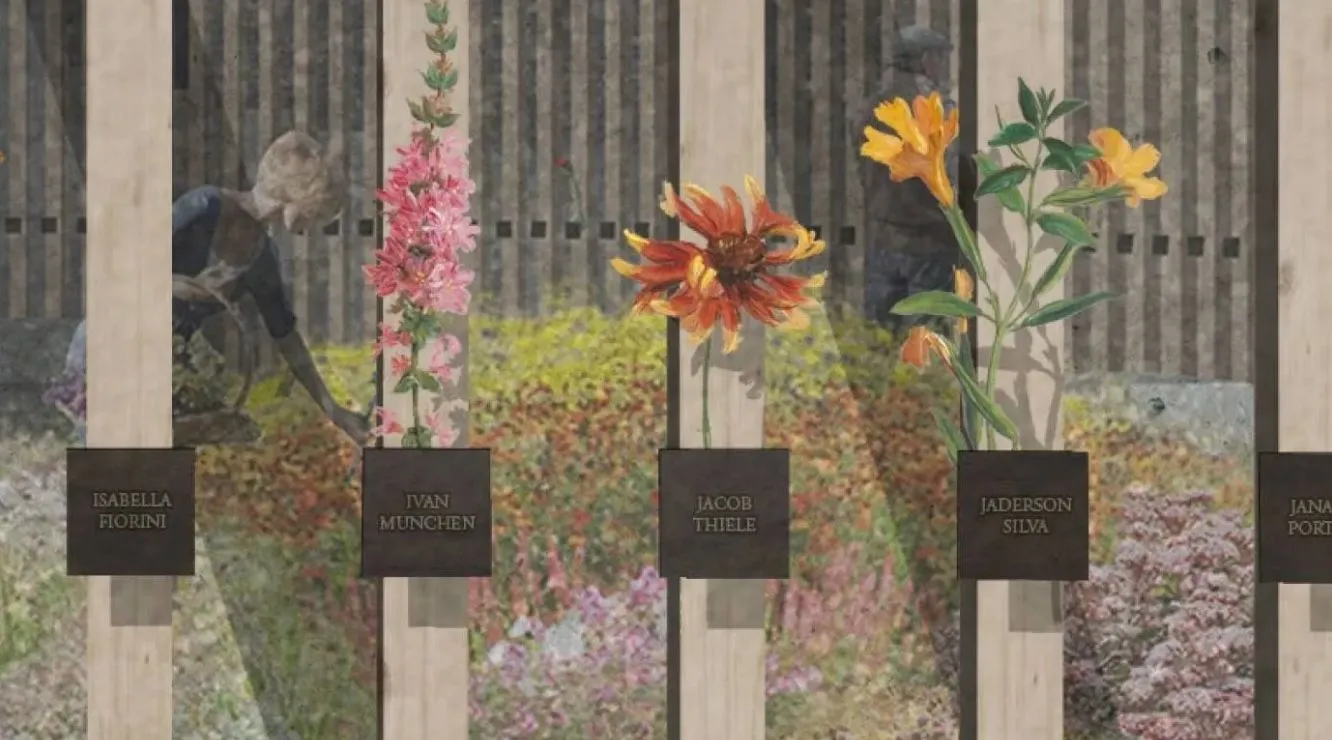 Vítimas terão os nomes expostos com flores