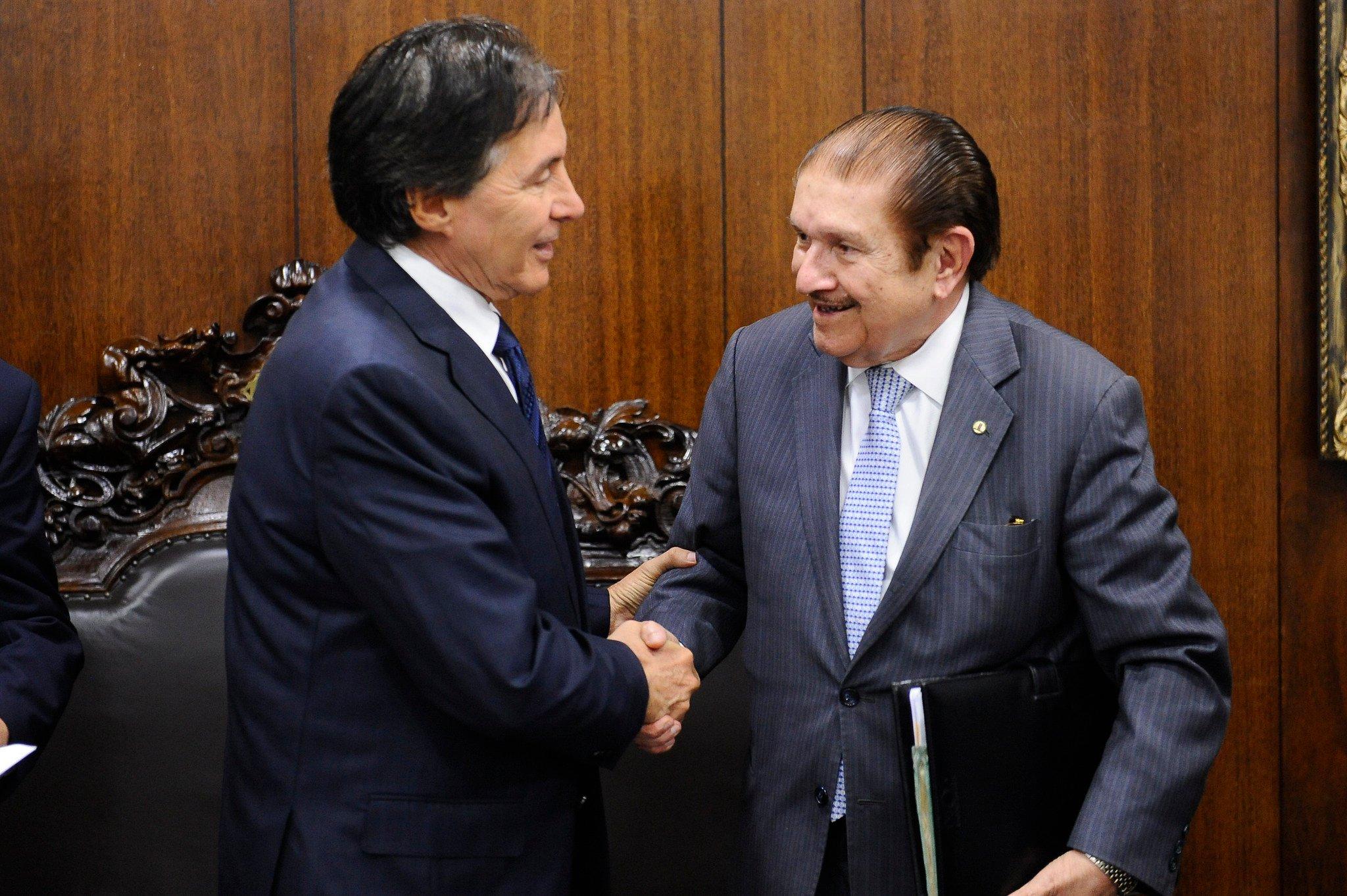 Apenas dois cearenses comandaram o Senado: Mauro Benevides e Eunício Oliveira