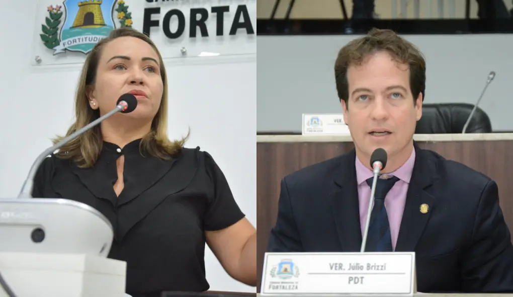 Enfermeira Ana Paula e Júlio Brizzi