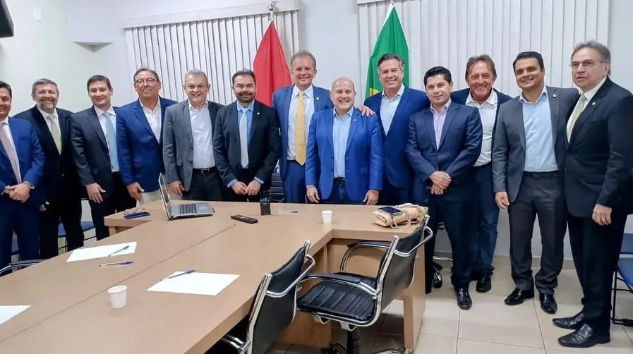 Roberto Cláudio na posse de André Figueiredo como presidente nacional do PDT