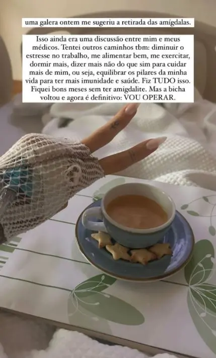 Print do storys de Bianca Andrade