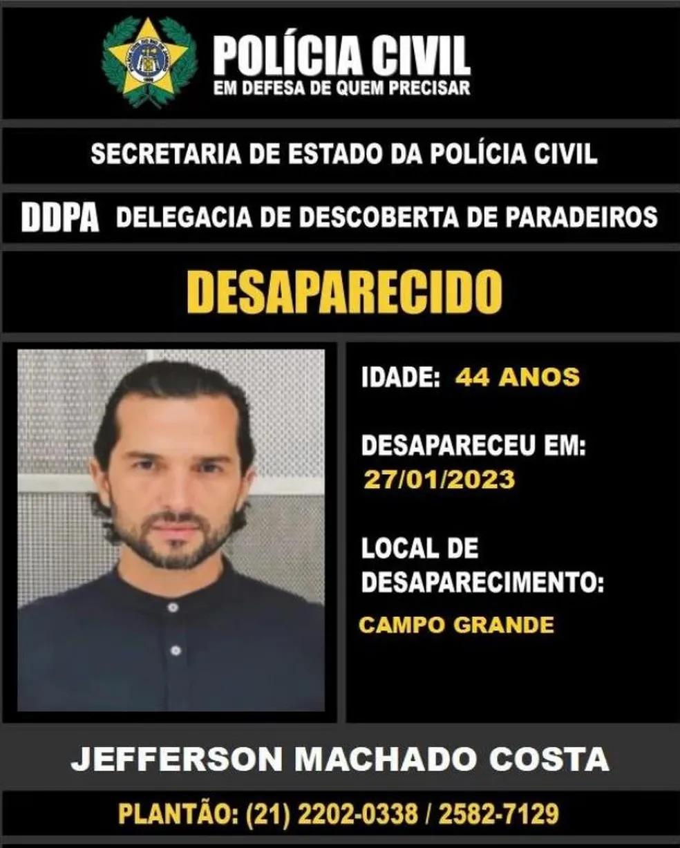 Desaparecimento Jeff Machado