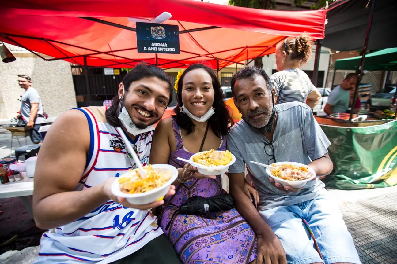 Foliões do Carnaval de Fortaleza