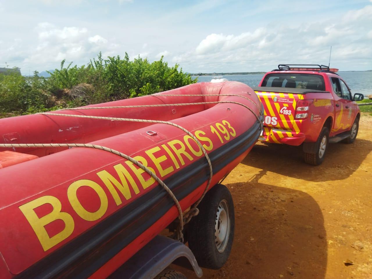 Bombeiros realizam buscas por metalúrgico desaparecido em Jaguariabara.