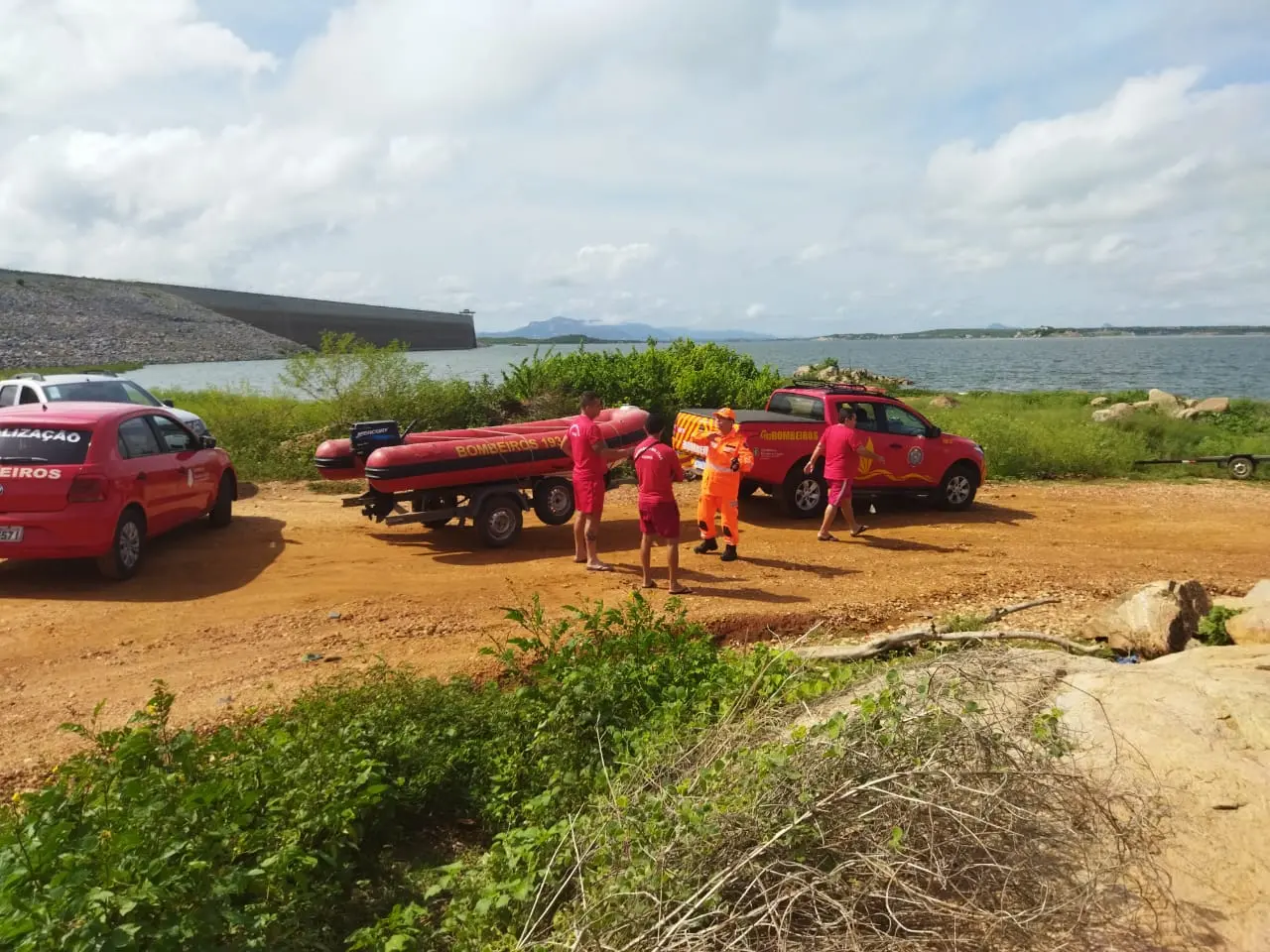 Corpo de Bombeiros Militar foi acionado e realizou buscas com a Polícia Militar