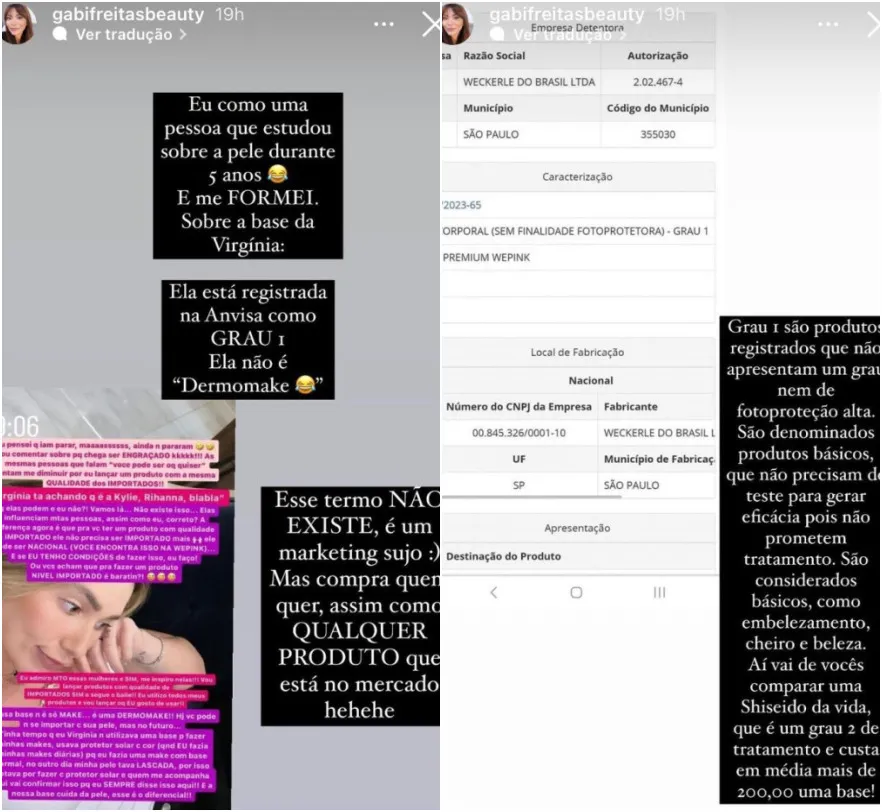 Na web, internauta critica base de Virgínia