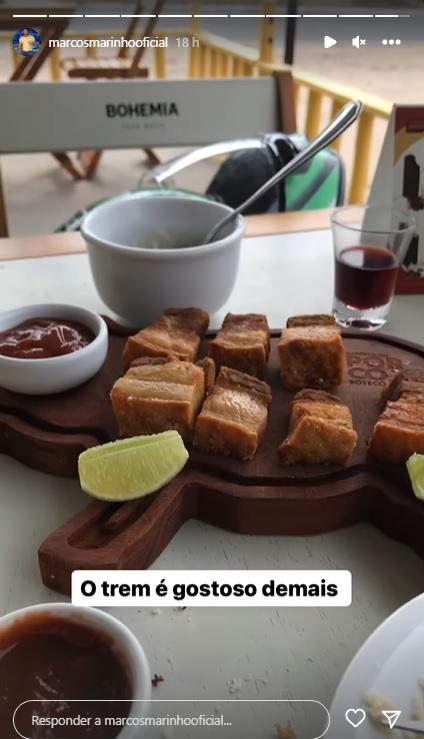 Influenciador e empresário postou fotos da comida momentos antes de morrer