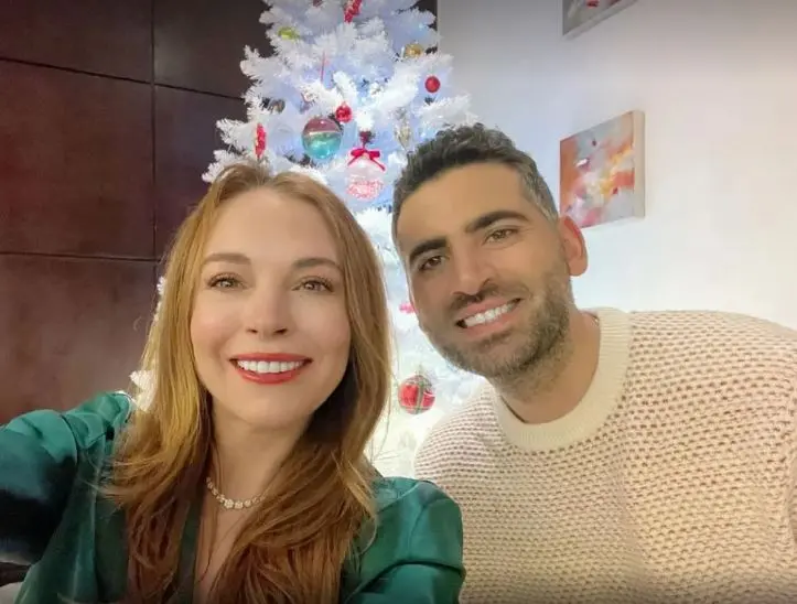 Foto de Lindsay e do marido